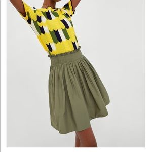 Zara Chaki skirt